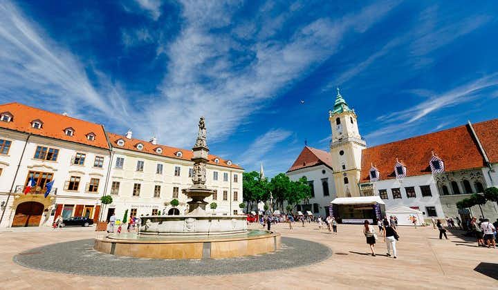 Bratislava Day Trip with Danube River Cruise from Vienna