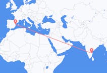 Flights from Tirupati, India to Castellón de la Plana, Spain