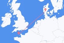 Flyrejser fra Billund, Danmark til Sankt Peter Port, Guernsey
