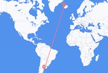 Flyreiser fra Viedma, Argentina til Reykjavik, Island