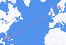 出发地 开曼群岛開曼布拉克目的地 挪威克里斯蒂安桑的航班