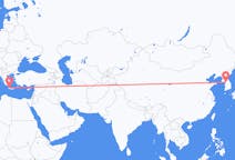 Flyreiser fra Seoul, til Khania