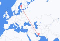 เที่ยวบิน จาก Ras al-Khaimah, สหรัฐอาหรับเอมิเรตส์ ไปยัง ตัมเปเร, ฟินแลนด์