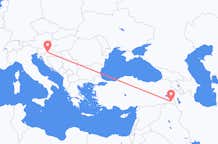 Flights from Hakkâri to Zagreb