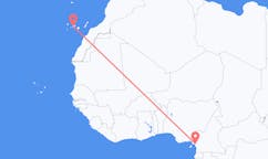 Vluchten van Douala naar Tenerife