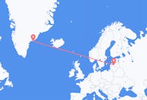 라트비아발 리가, 그린란드행 쿠루수크 항공편