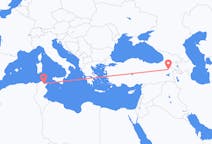 Flyreiser fra Tunis, Tunisia til Ağrı merkez, Tyrkia
