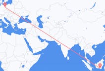 Flyrejser fra Banjarmasin, Indonesien til Berlin, Tyskland