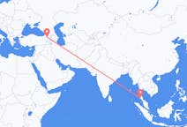 Flyg från Krabi, Thailand till Kars, Turkiet