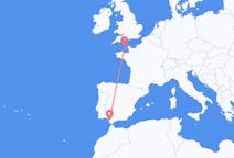Flyreiser fra Jerez, til Guernsey