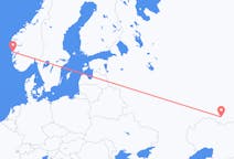 Fly fra Orenburg til Bergen