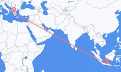 Flights from Surakarta, Indonesia to Patras, Greece