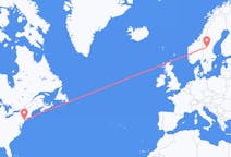 Flights from New York, the United States to Sveg, Sweden