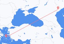 Flyg från Astrachan till Mykonos