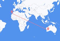 Flyg från Kalgoorlie-Boulder, Australien till Lanzarote, Spanien