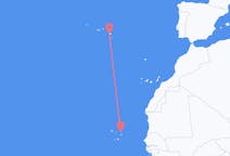 Flyg från Sal, Kap Verde till Ponta Delgada