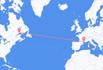 Flights from Sept-Îles, Canada to Montpellier, France