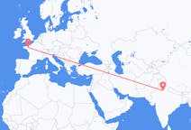 Flyreiser fra New Delhi, til Rennes