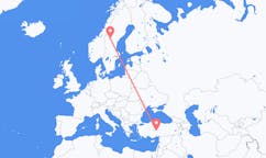Flights from Östersund, Sweden to Nevşehir, Turkey