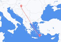Flug frá Osijek til Karpathos