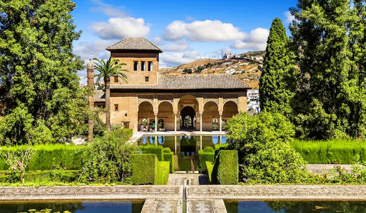 Photo of Partal Palace in La Alhambra,Granada (Andalusia), Spain.