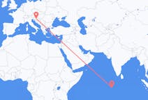 Flyreiser fra Gan, Maldivene til Zagreb, Kroatia