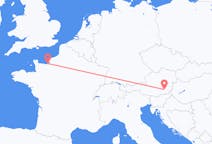 Flights from Deauville, France to Graz, Austria
