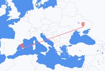 Flights from Palma de Mallorca, Spain to Zaporizhia, Ukraine