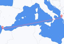 Flyg från Tanger, Marocko till Korfu, Grekland