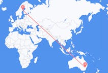 Flyreiser fra Orange, Australia til Umeå, Sverige