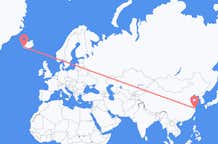 出发地 中国上海市目的地 冰岛雷克雅未克的航班