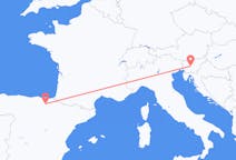 Flyrejser fra Ljubljana, Slovenien til Vitoria, Spanien