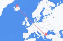 Flights from Edremit to Akureyri