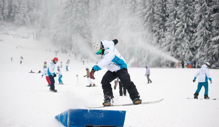 Ski & snowboard lessons on Poiana Brasov- Full Private day tour from Brasov
