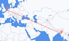 Flights from Bagan to Rotterdam