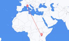 Flyg från Mwanza, Tanzania till Figari, Frankrike