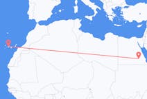 Flights from Aswan, Egypt to Tenerife, Spain