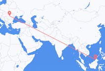 Flyrejser fra Kota Kinabalu, Malaysia til Târgu Mureș, Rumænien