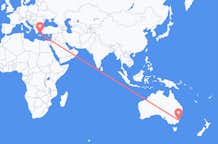 Flights from Moruya to Santorini