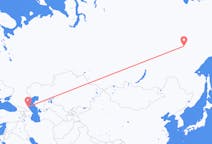 Flyg från Machatjkala till Jakutsk