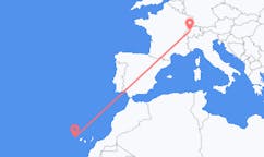 Fly fra Bern til Santa Cruz de La Palma