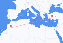 Flights from Zagora, Morocco to Isparta, Turkey
