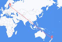 Flyrejser fra Tauranga, New Zealand til Helsinki, Finland