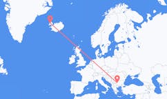 Flights from the city of Sofia, Bulgaria to the city of Ísafjörður, Iceland