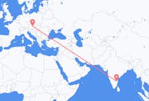 Flyreiser fra Tirupati, til Vienna