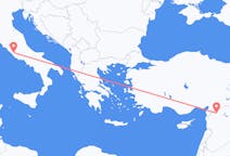 Flyrejser fra Aleppo til Rom