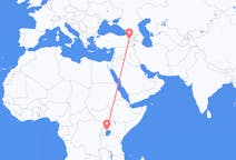 Flights from Entebbe to Ağrı merkez