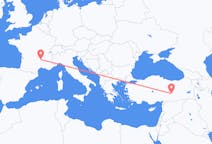 Flyrejser fra Le Puy-en-Velay, Frankrig til Malatya, Tyrkiet