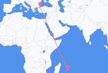 Flyrejser fra Mauritius til Istanbul