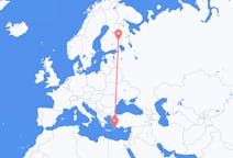 Flights from Joensuu, Finland to Rhodes, Greece
